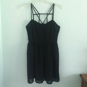 Lovemakers black strappy dress